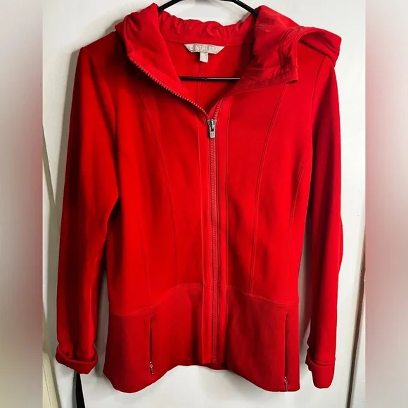 Athleta Red Zip Up Jacket - Picture 1 of 3